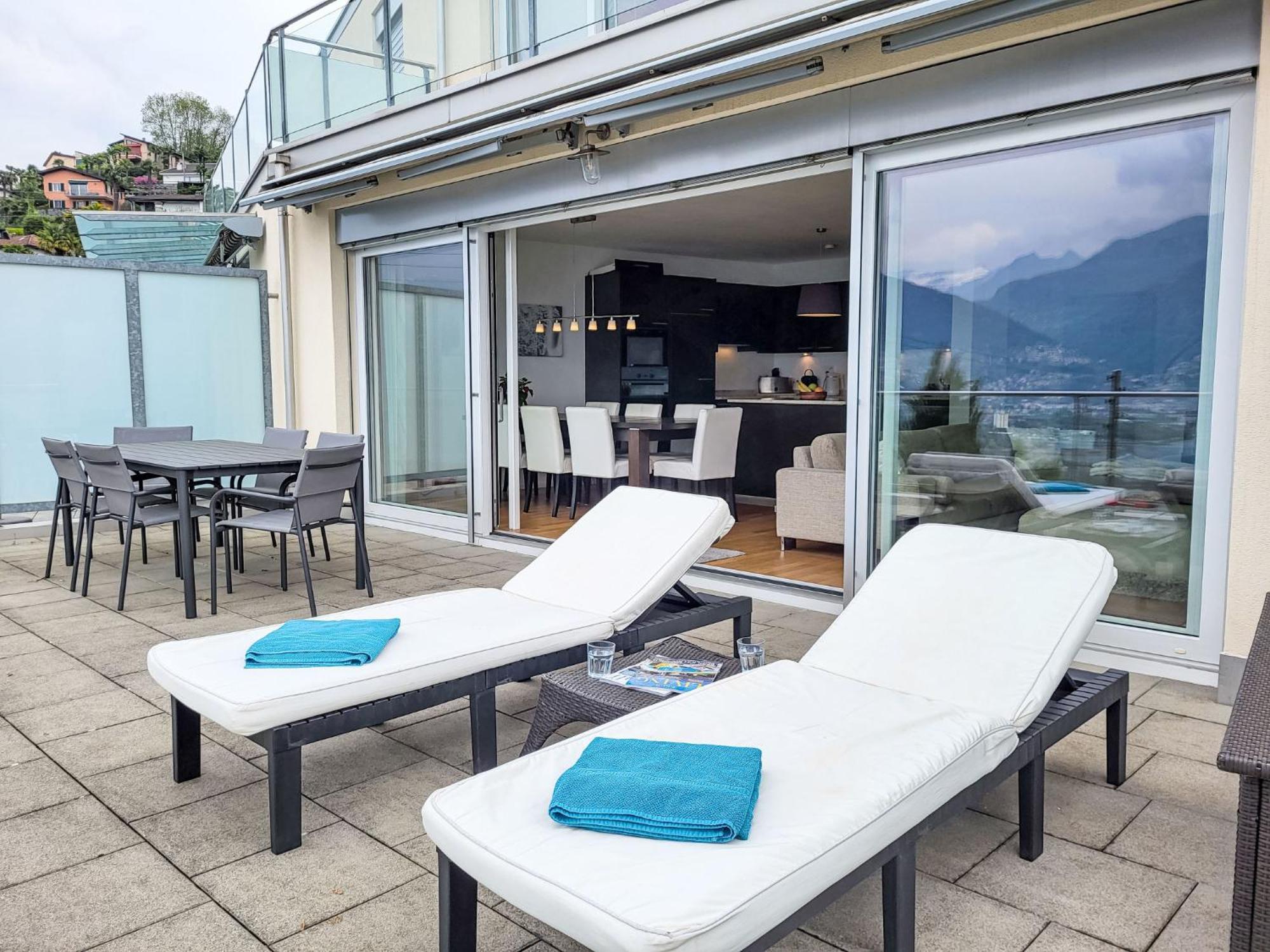 Apartment Vista Lago Maggiore 1-Floor Left By Interhome Gambarogno Exterior photo